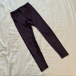 KORAL ACTIVEWEAR- Lustrous High Rise Leggings in Eggplant